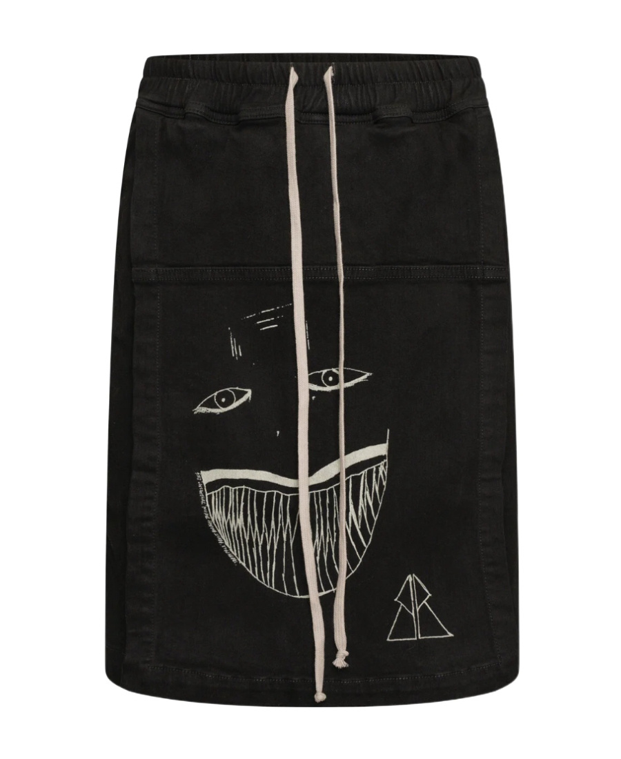 Rick Owens Drkshdw Toothface Shorts In Black
