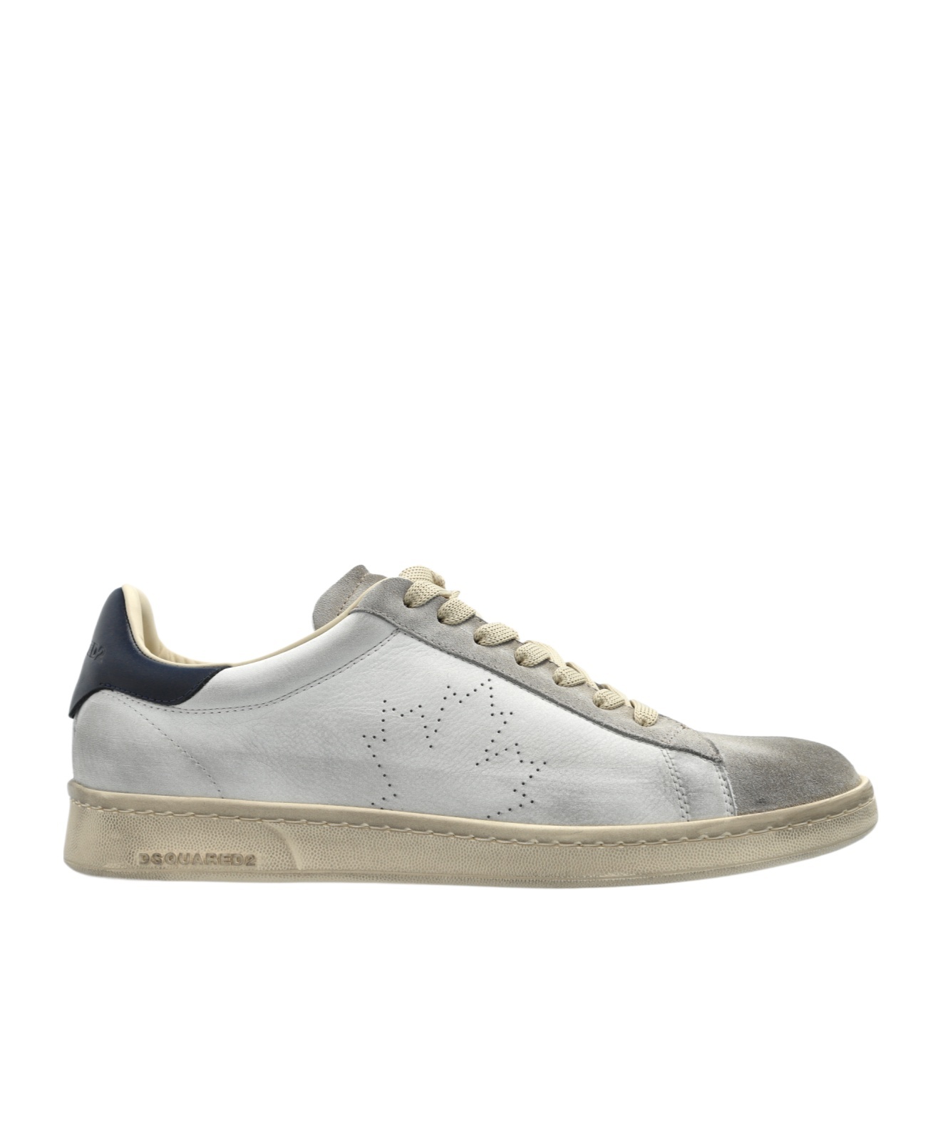 Dsquared2 Lace-up Low-cut Casual Shoes In Gray