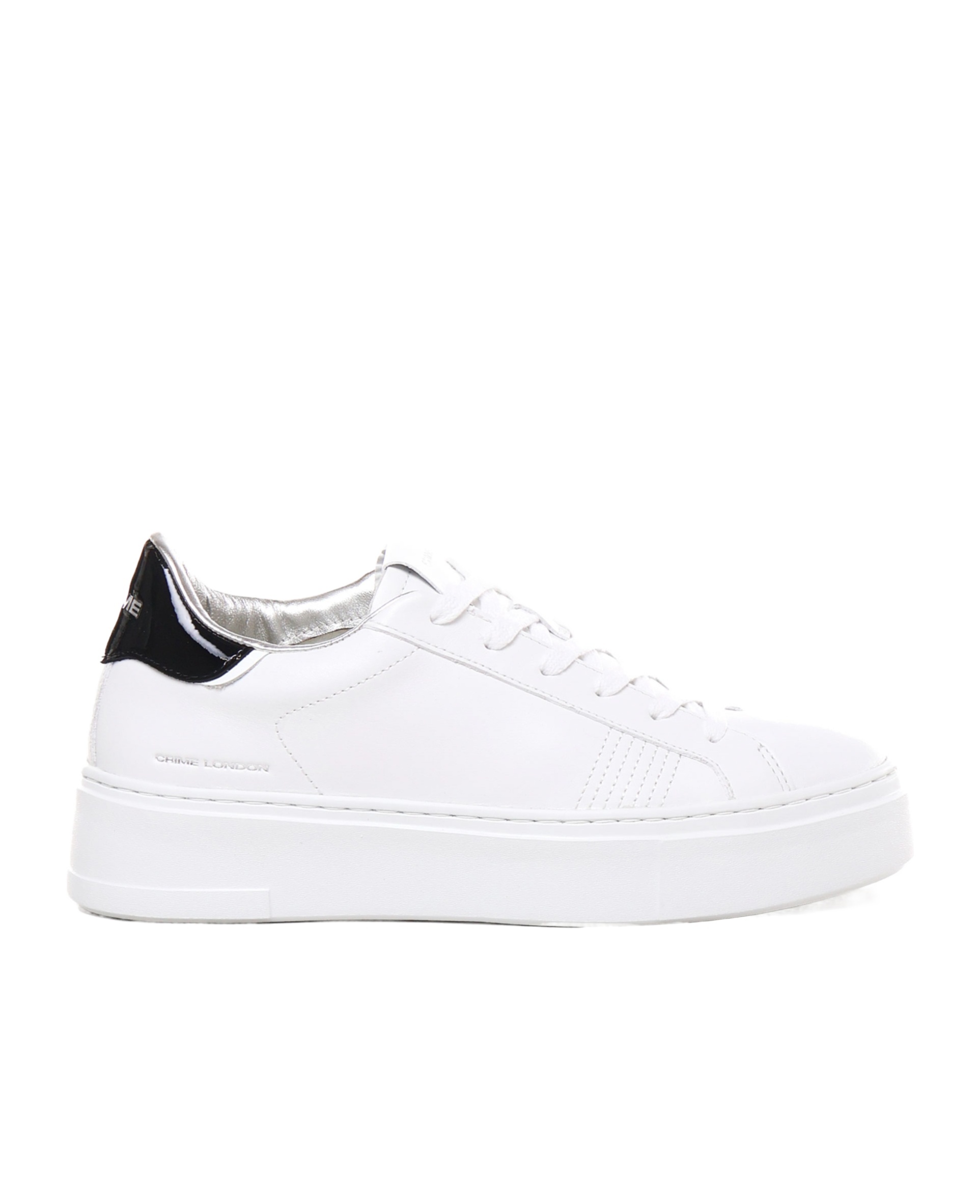 Crime London Laced Sneakers In White