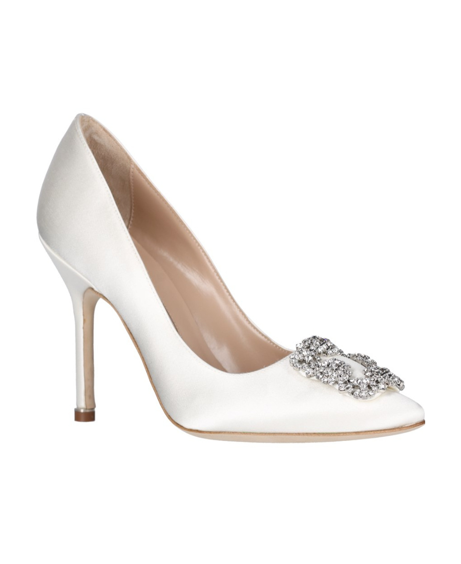 MANOLO BLAHNIK MANOLO BLAHNIK HANGISI SATIN PUMPS