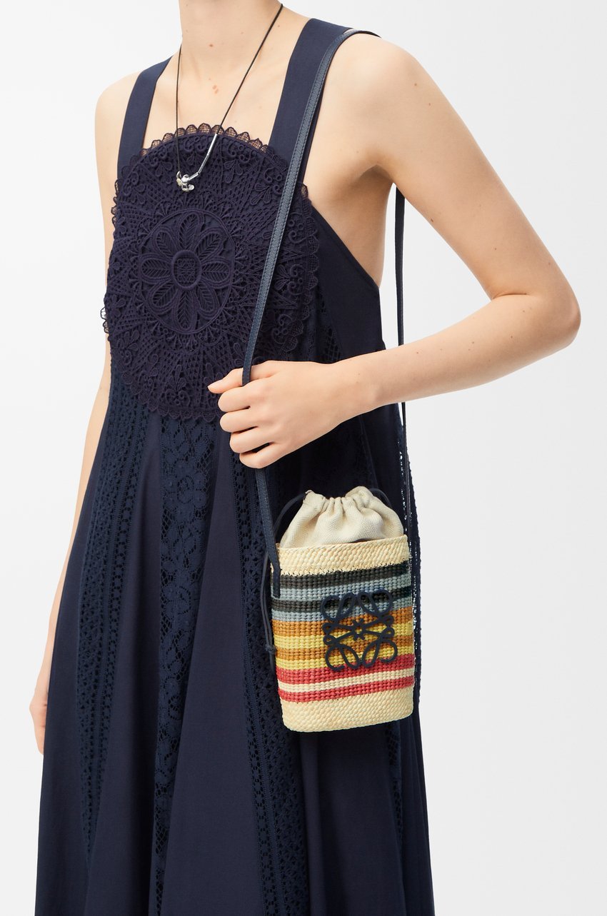 Loewe Small Bucket Hat In Iraca Palm