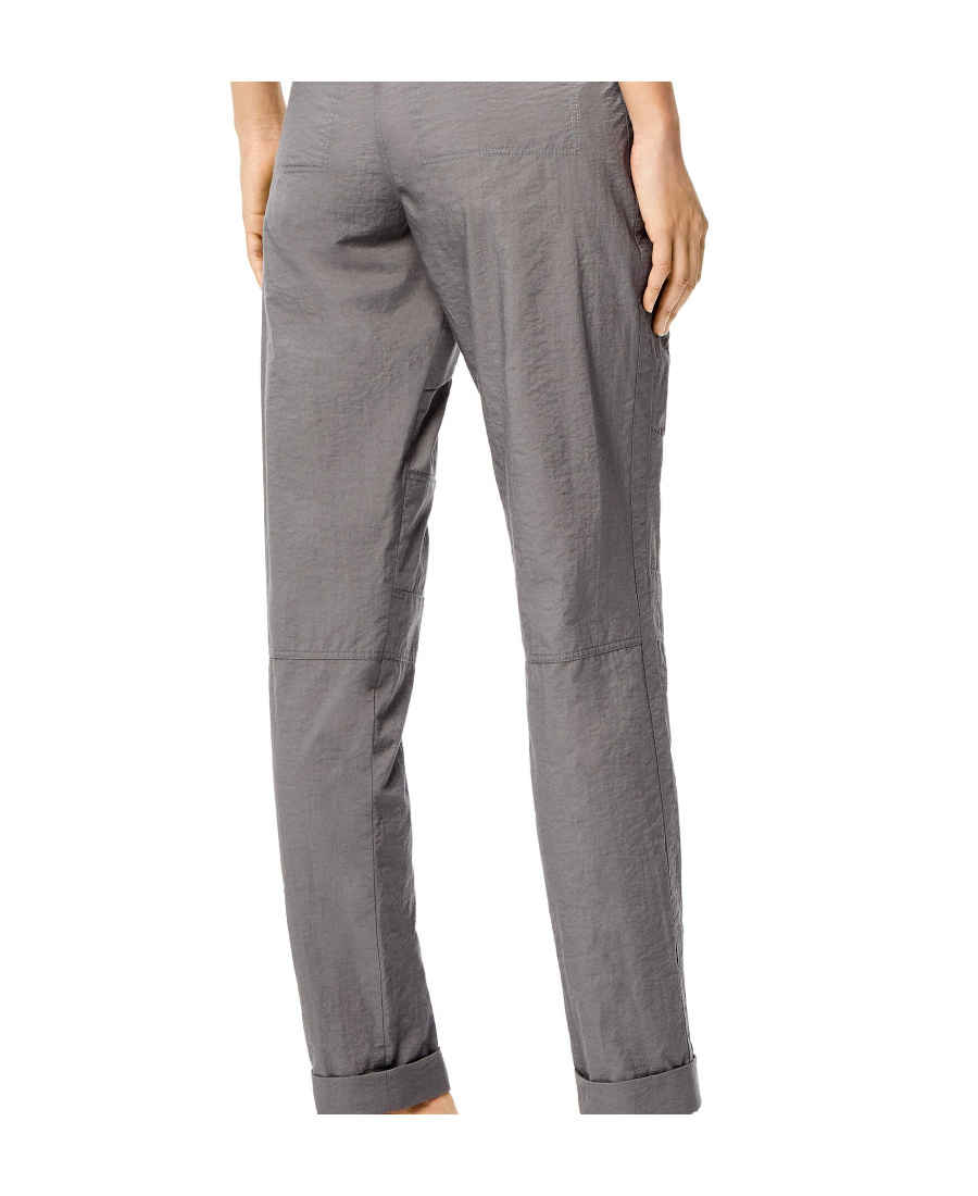 Loewe High-waisted Pleated Casual Pants In Gray