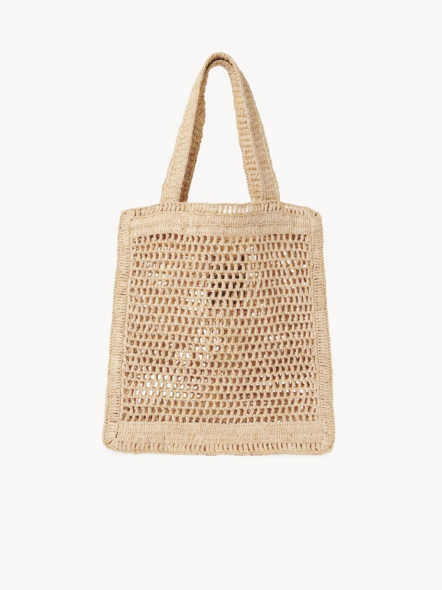 Chloé Summer Banana Crochet Tote Bag