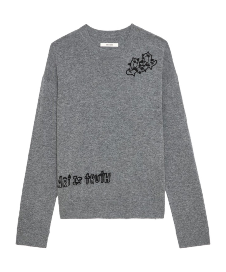 Zadig & Voltaire Long-sleeved Wool Cashmere Sweater