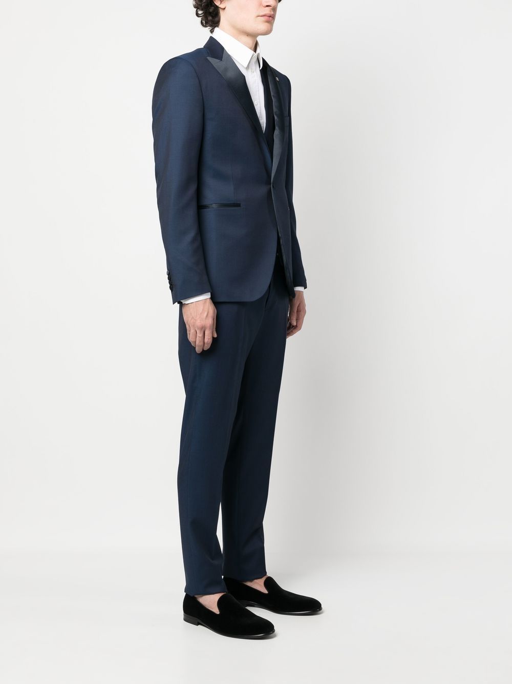 Tagliatore Virgin-wool Dinner Suit Set In Black