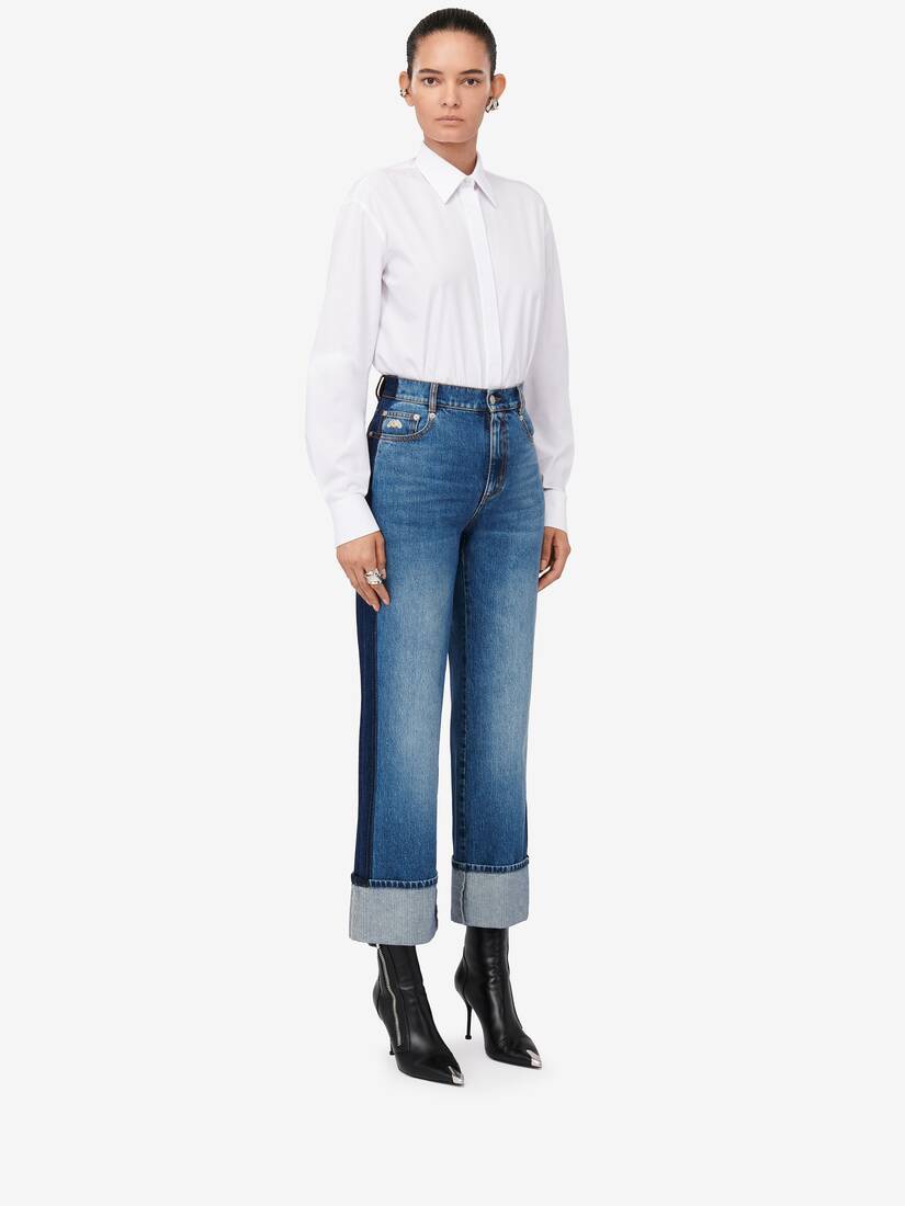 ALEXANDER MCQUEEN ALEXANDER MCQUEEN STRAIGHT-LEG BOYFRIEND JEANS 