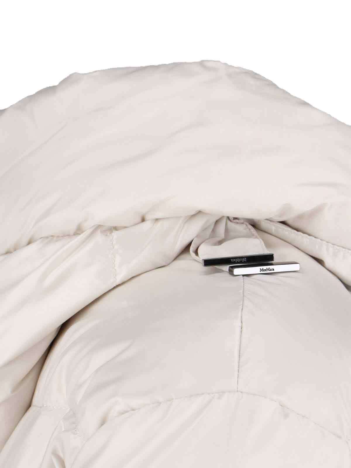 Max Mara Long-sleeved Cotton Jacket In White