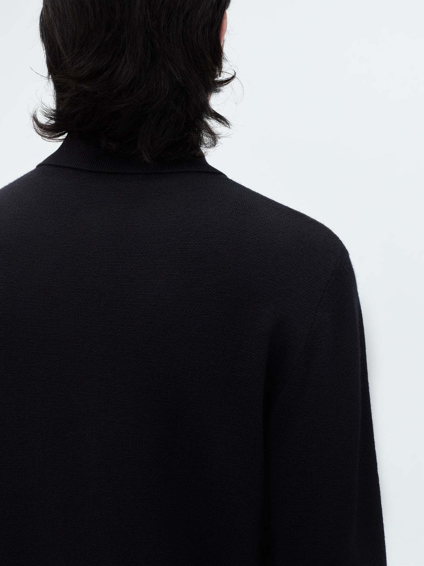 Amiri Repeat Merino-wool Cardigan In Black