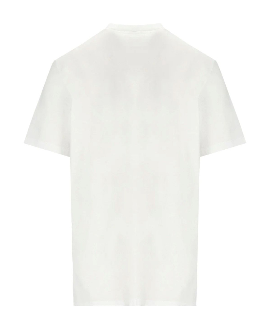 Dsquared2 Leaf Skater Cotton T-shirt In White