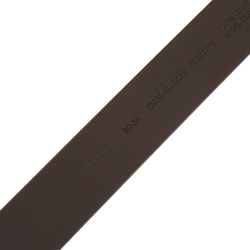 Hugo Boss Pin Buckle Belt In Brown