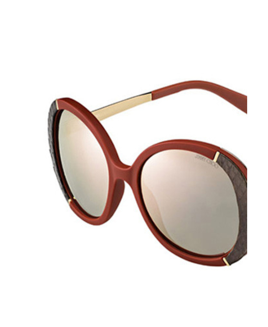Jimmy Choo Logo Sunglasses In Multicolor
