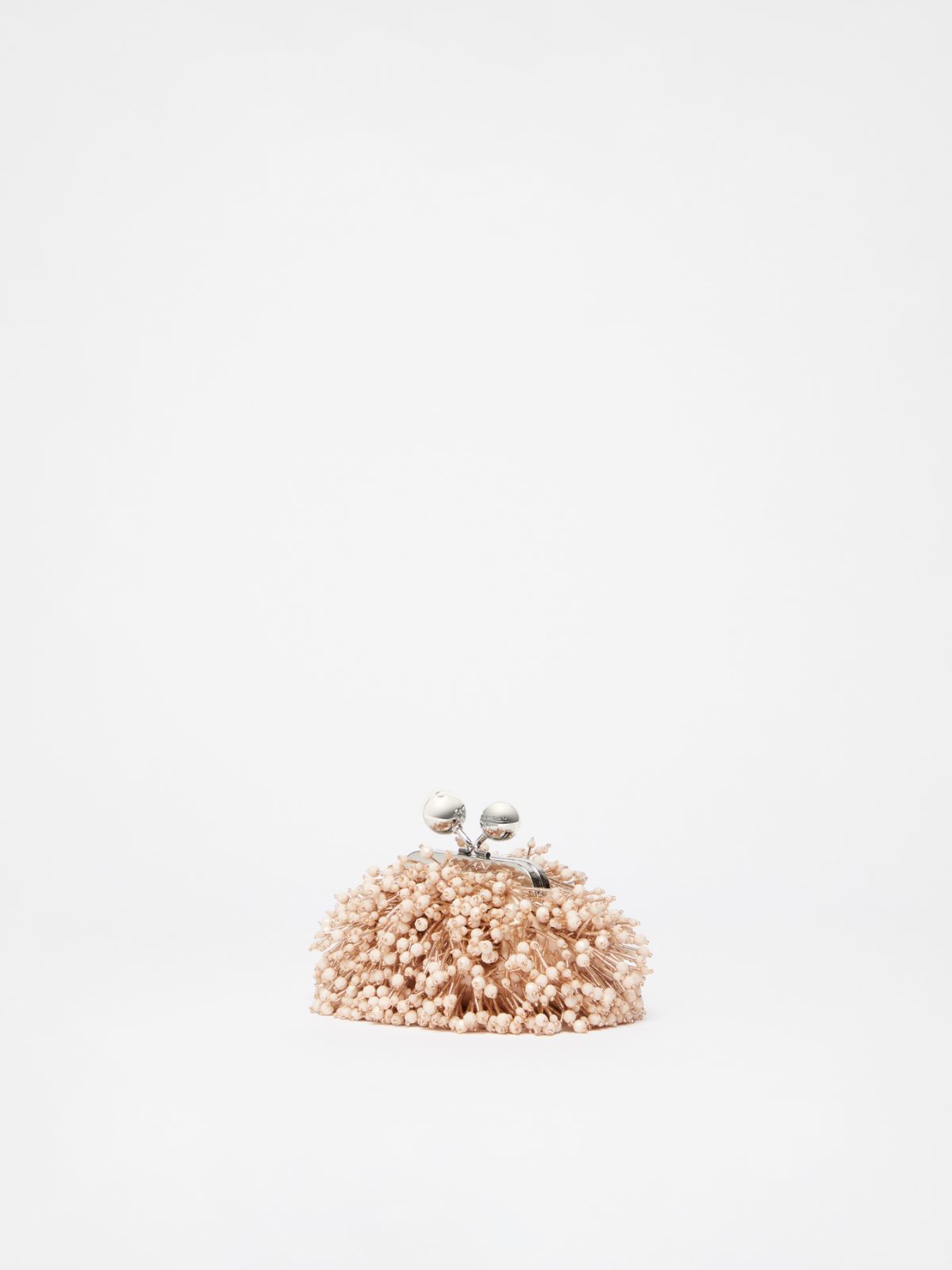 Weekend Max Mara Nano Pasticcino Bag In Satin Sequins