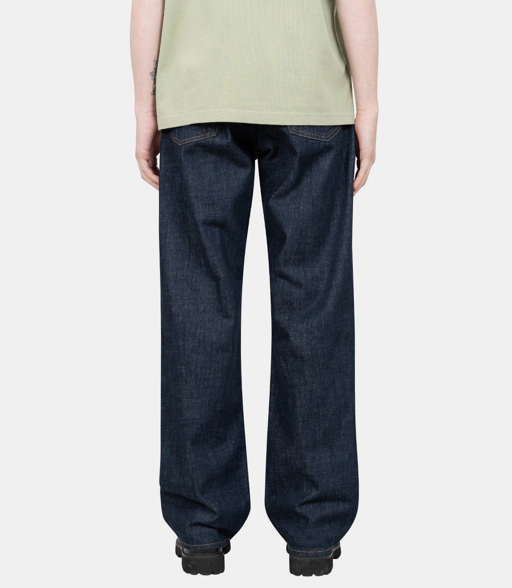 Sunflower Belt Loop Denim Trousers In Blue