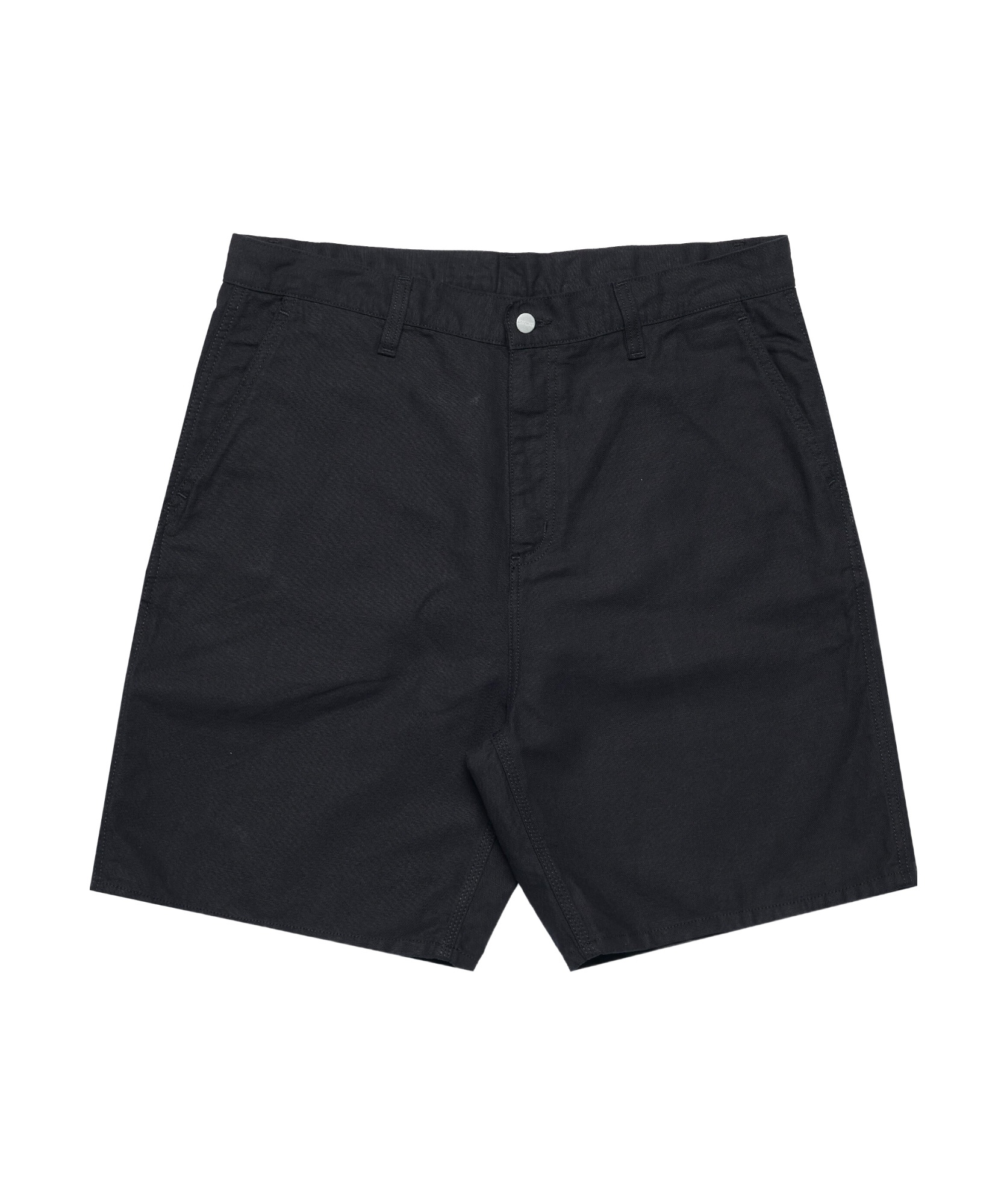 Carhartt Walter Single Knee Cotton Shorts In Black
