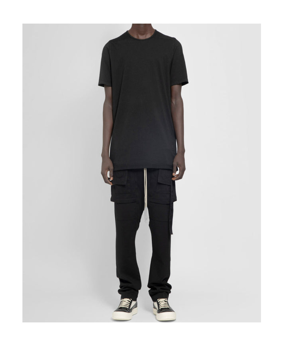 Rick Owens Drkshdw Luxor Short-sleeved Cotton T-shirt In Black