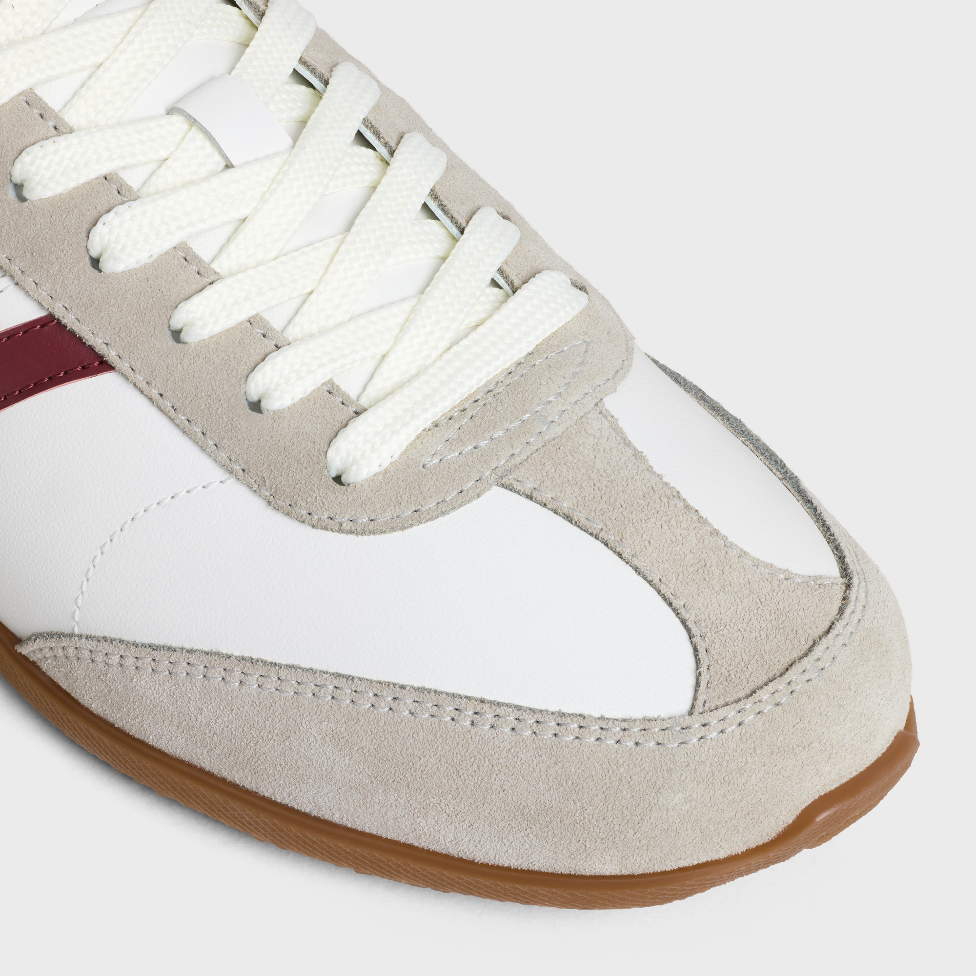 Celine Laced Sneakers In White