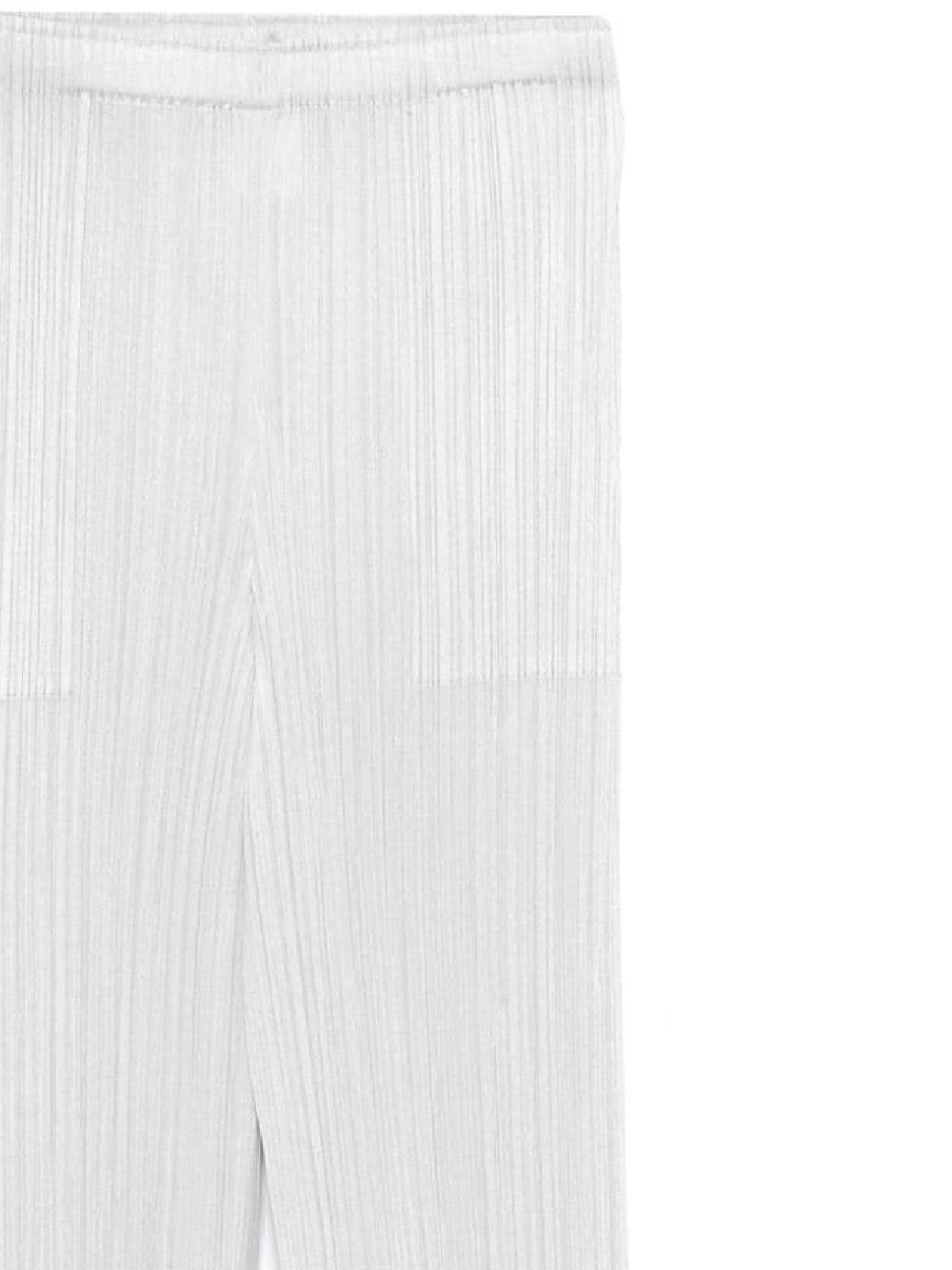 Issey Miyake Plissé-effect Trousers In White