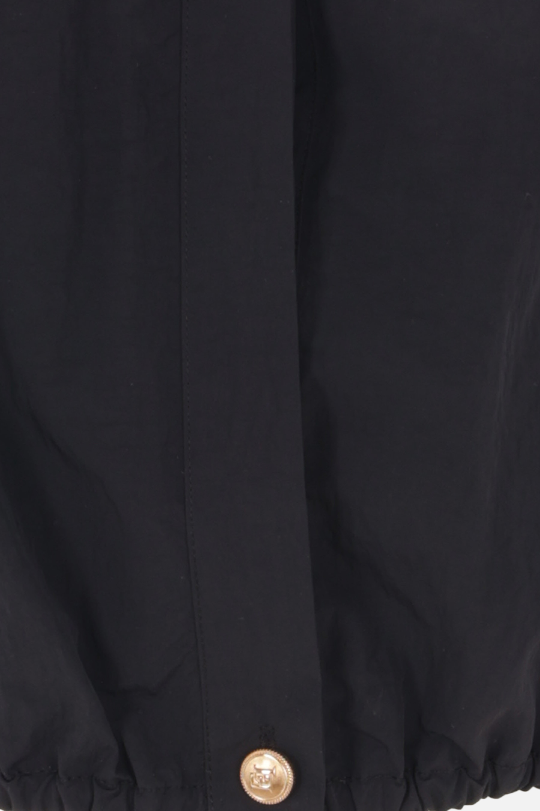 Elisabetta Franchi Collared Cropped Shirt Structured Shoulders In Black