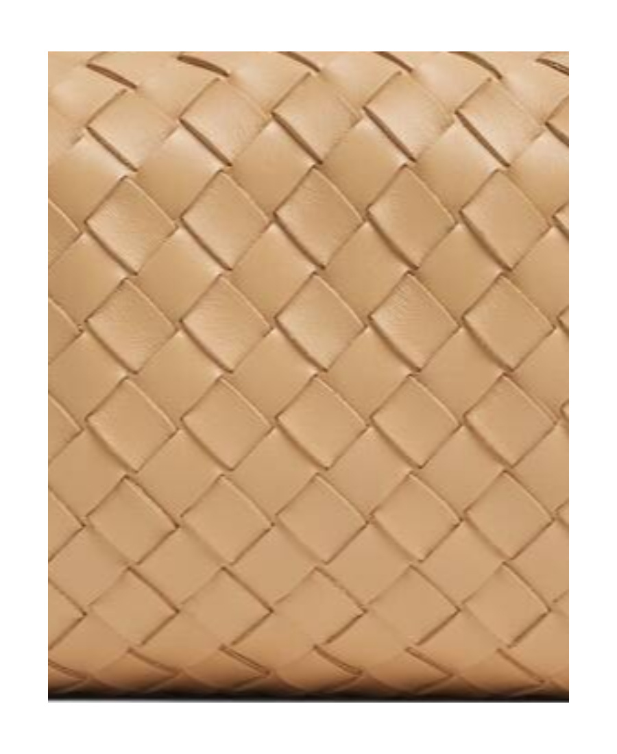 Bottega Veneta Loop Small Intrecciato Leather Shoulder Bag In Nude