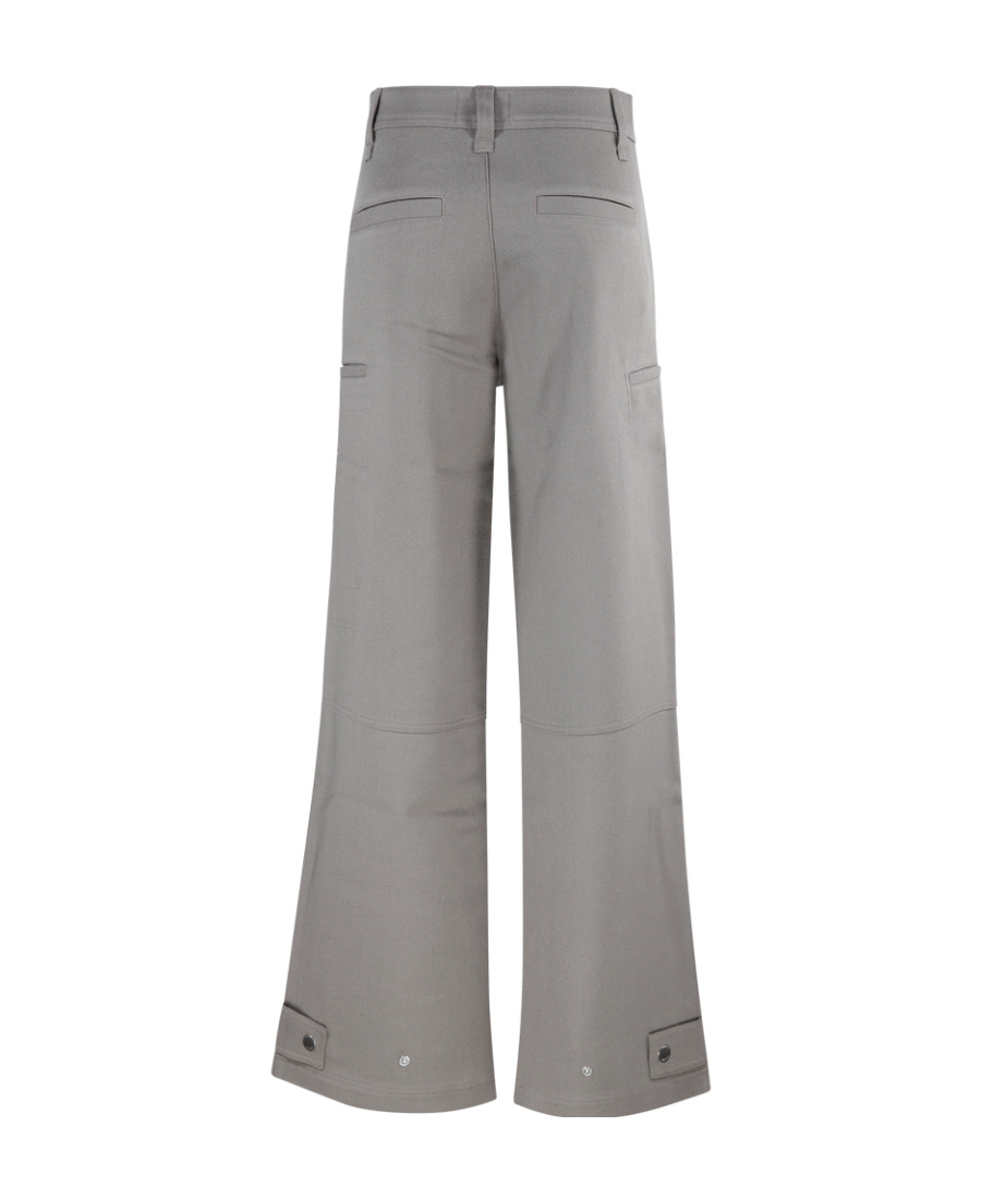 Ami Alexandre Mattiussi Wide-leg Virgin-wool Trousers In Gray