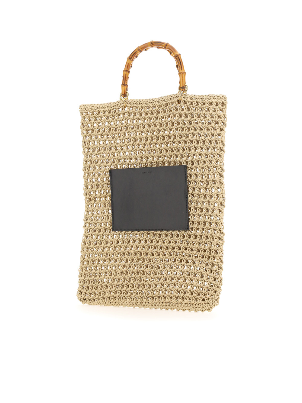 Jil Sander Woven Bamboo-handle Tote Bag In Nude