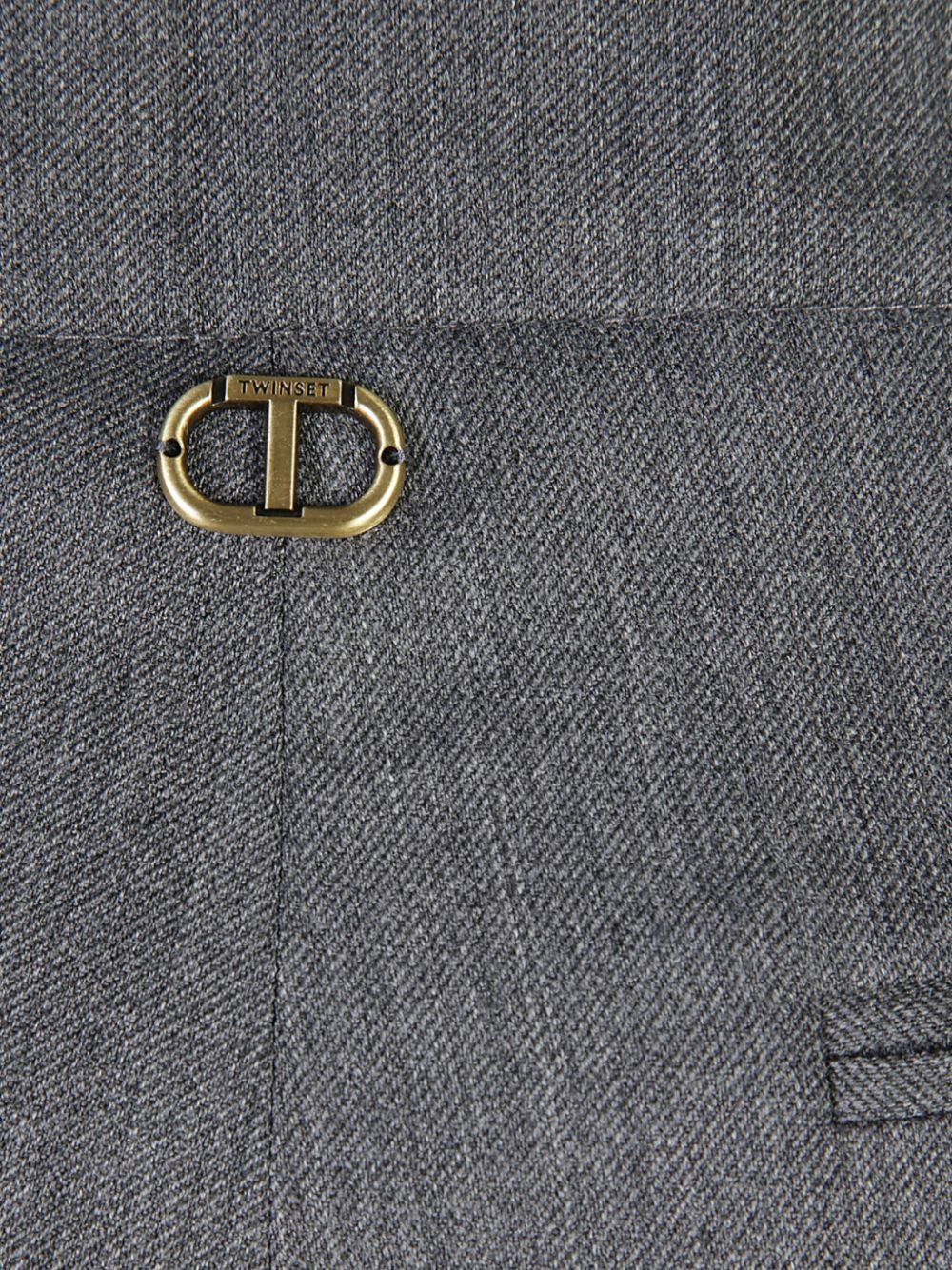 Twinset Twin-set Trousers In Gray