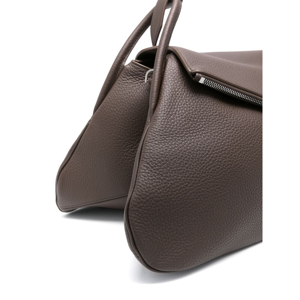 Amina Muaddi Zippered Handbag In Black