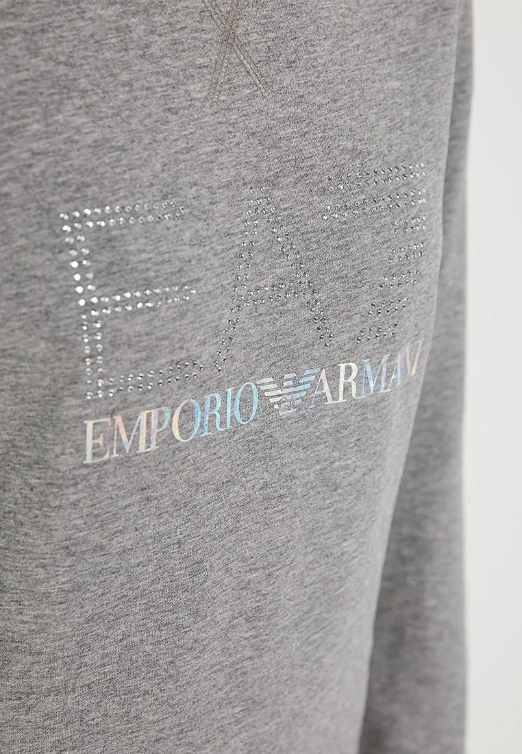 EA7 LOGO LONG-SLEEVED SWEATER