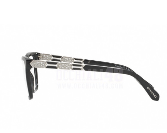Bvlgari Black Square Flat Mirror In White