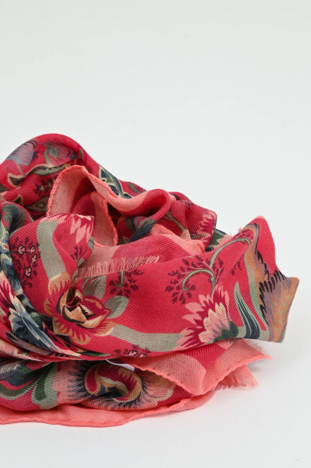 Etro Patterned Scarf In Red