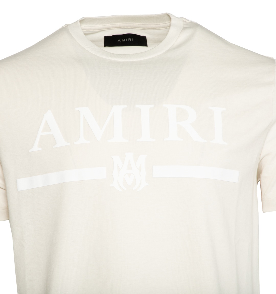 Amiri Graphic Print Back Cotton T-shirt In White