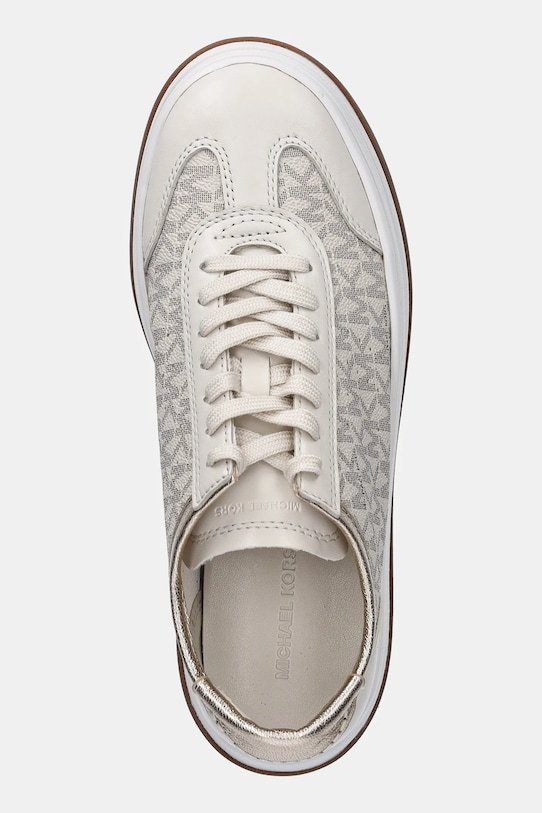 Michael Kors Round Toe Low-top Casual Shoes In White