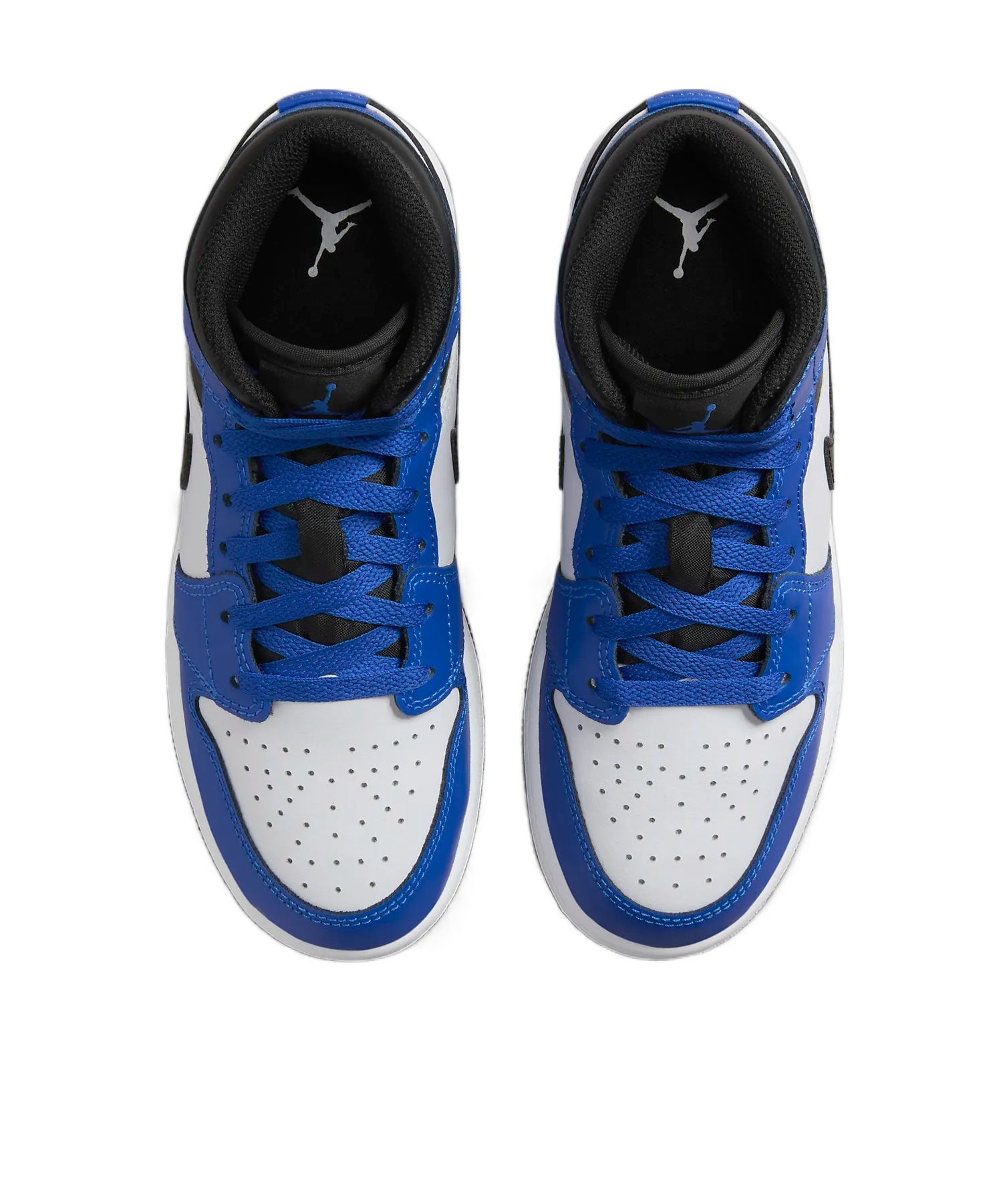 Nike Air Jordan 1 Mid Big Kids' Shoes In Blue