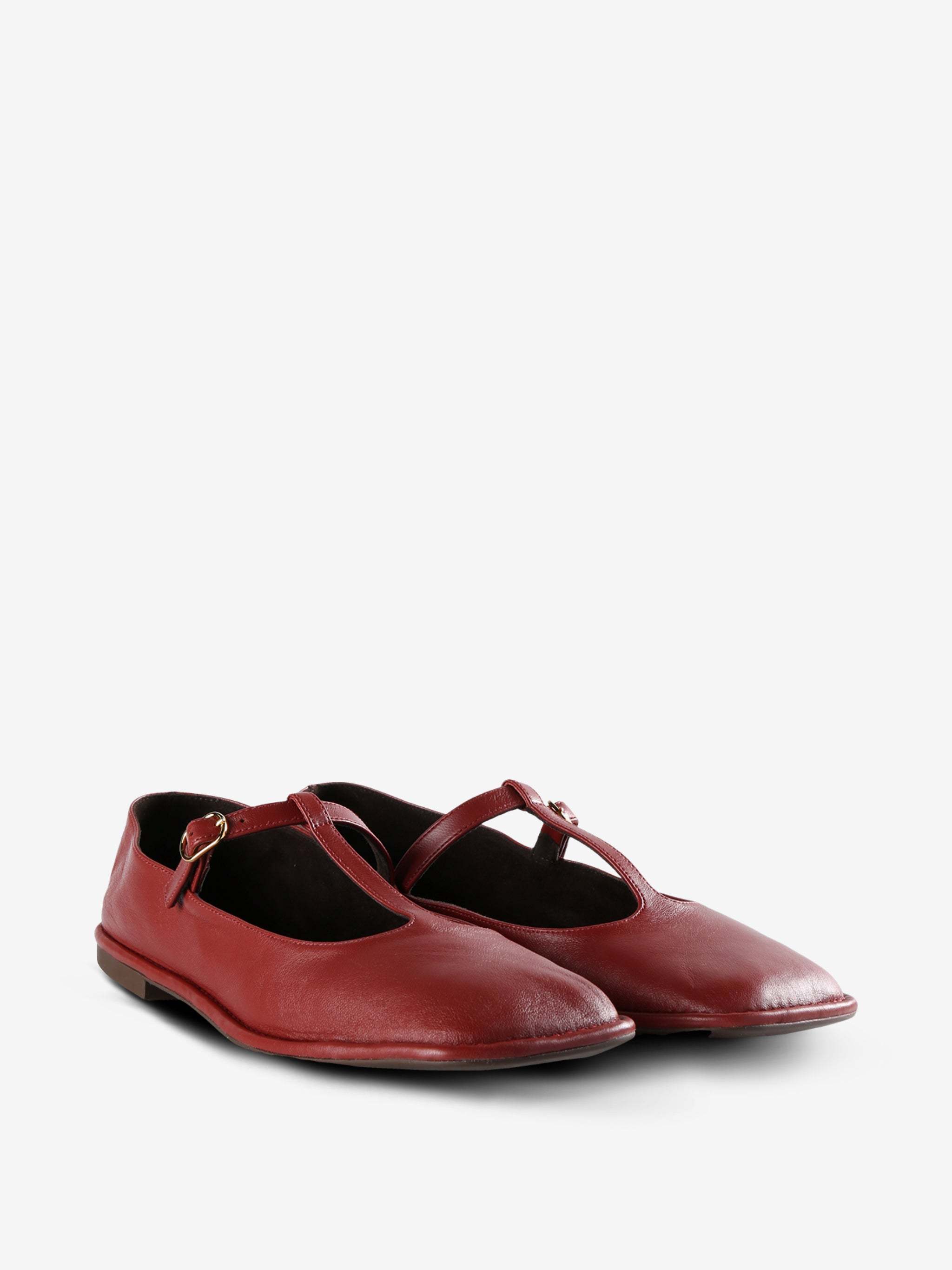 The Row Square Toe Flats
