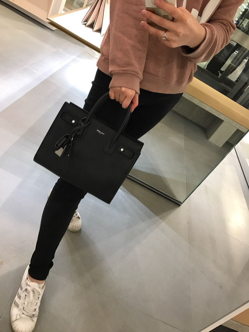 Saint Laurent Sac De Jour Tote Bag In Black