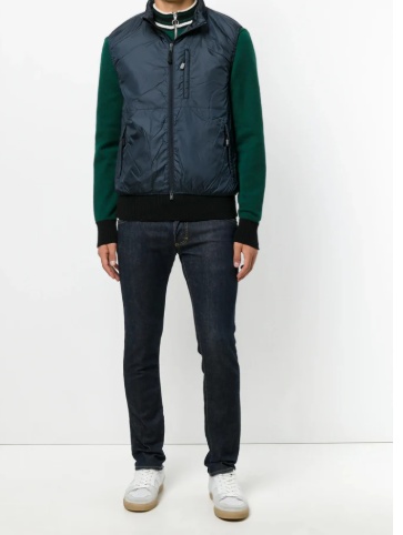 Aspesi High-necked Padded Vest In Black