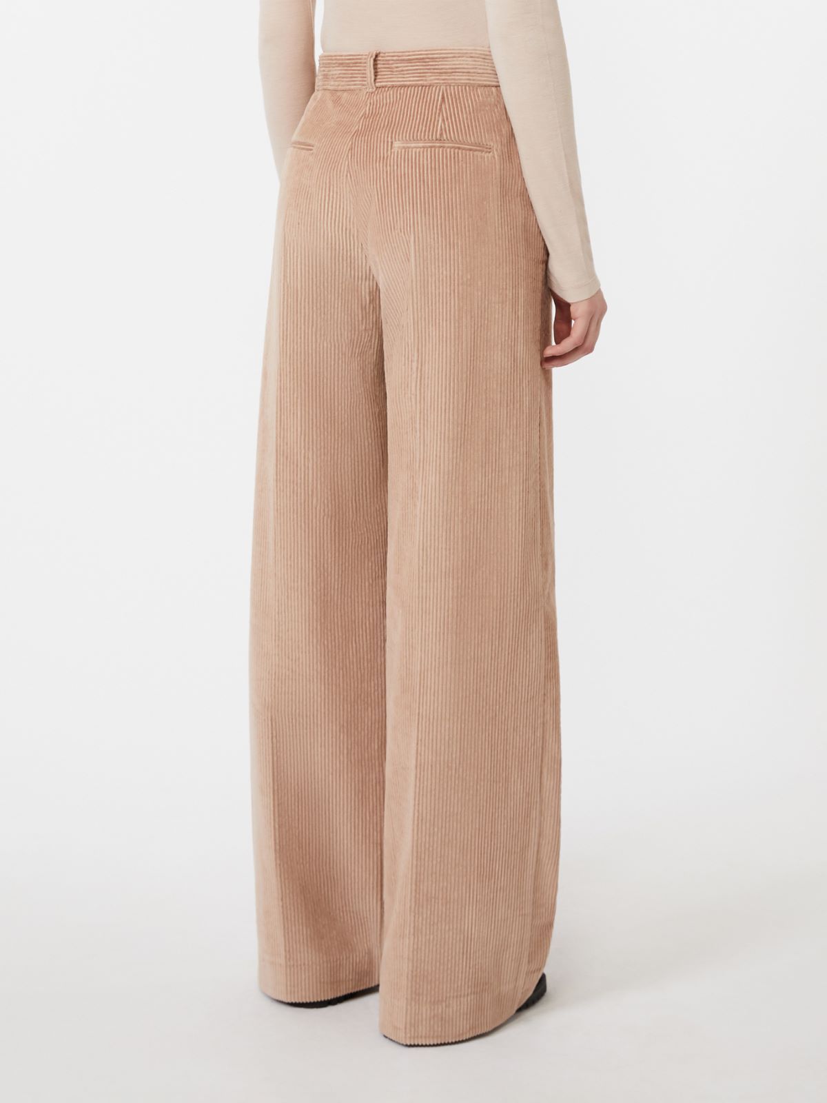 Weekend Max Mara Belt Loop Casual Pants In Brown