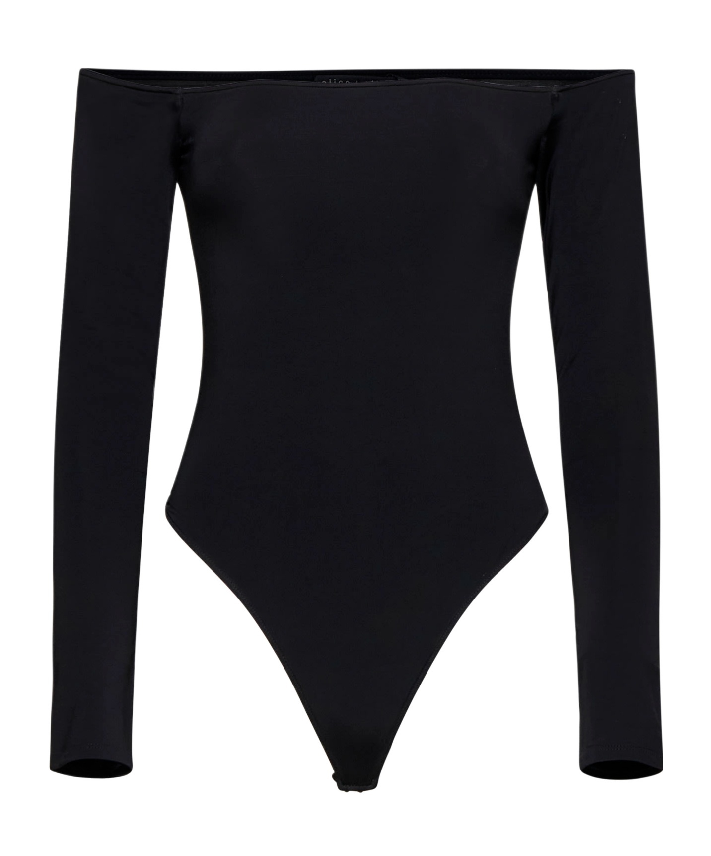 Alice And Olivia Anna Bodysuit In Black