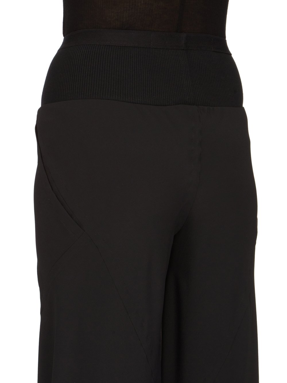 Shop Rick Owens Bias Flare-leg Trousers In Black