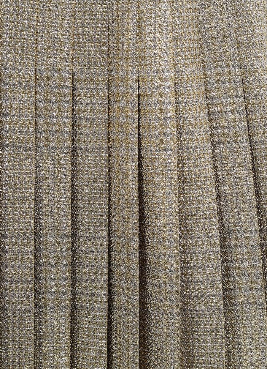 Celine Pleated Skirt In Nude