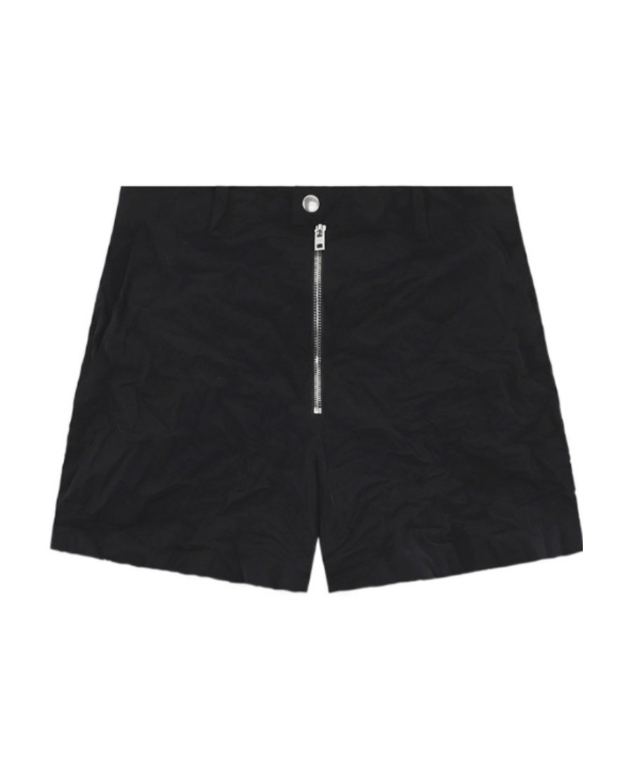 We11 Done Crumpled Shorts In Black
