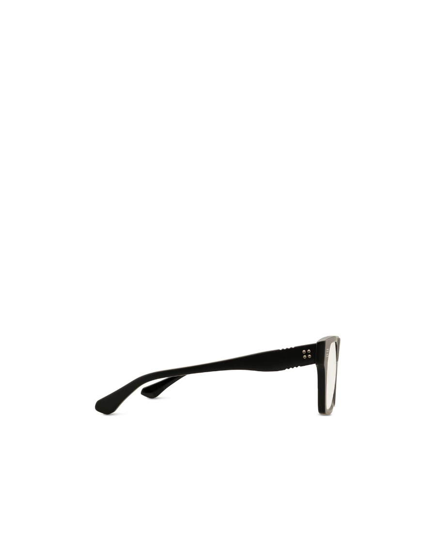 Dita Eyewear Geometric Frame Flat Mirror In White