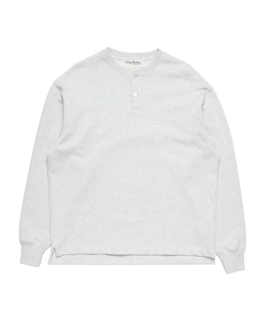 Acne Studios Logo-embroidered Sweatshirt In White