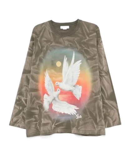 Stella Mccartney Round Neck T-shirt In Green