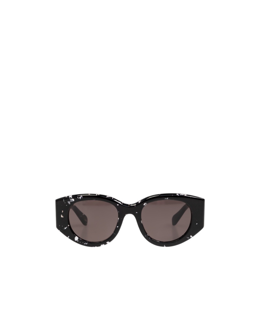 Chloé Square-framed Sunglasses With Logo-lettering In Gray