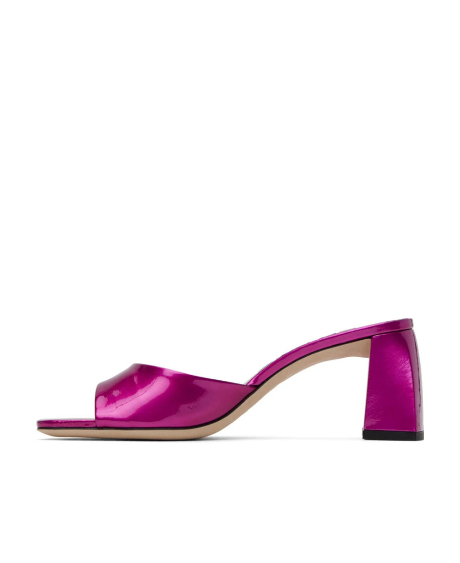 By Far Romy Open Toe High Heeled Sandals In Purple