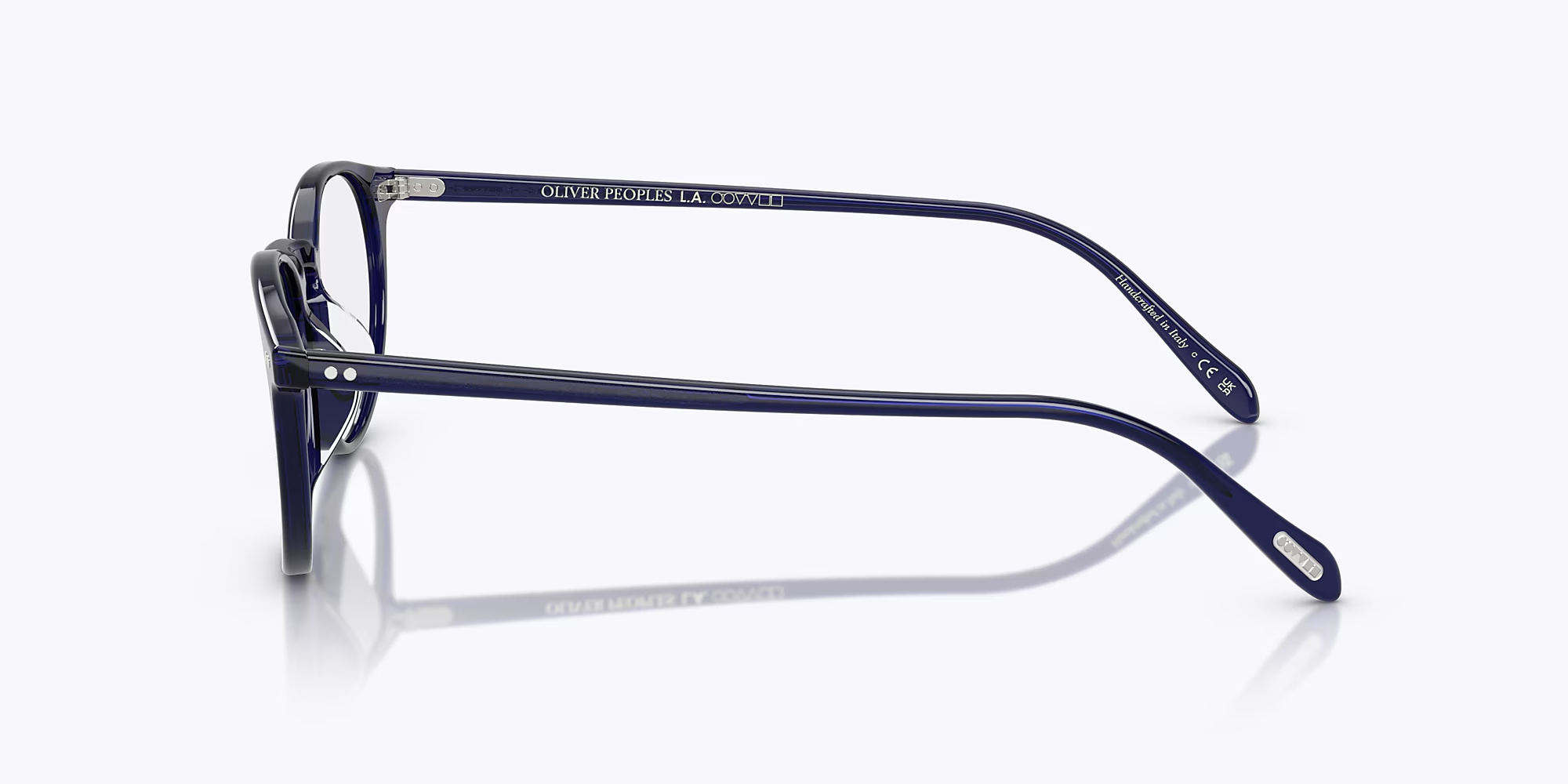 Oliver Peoples Full Frame Plain Mirror In Black