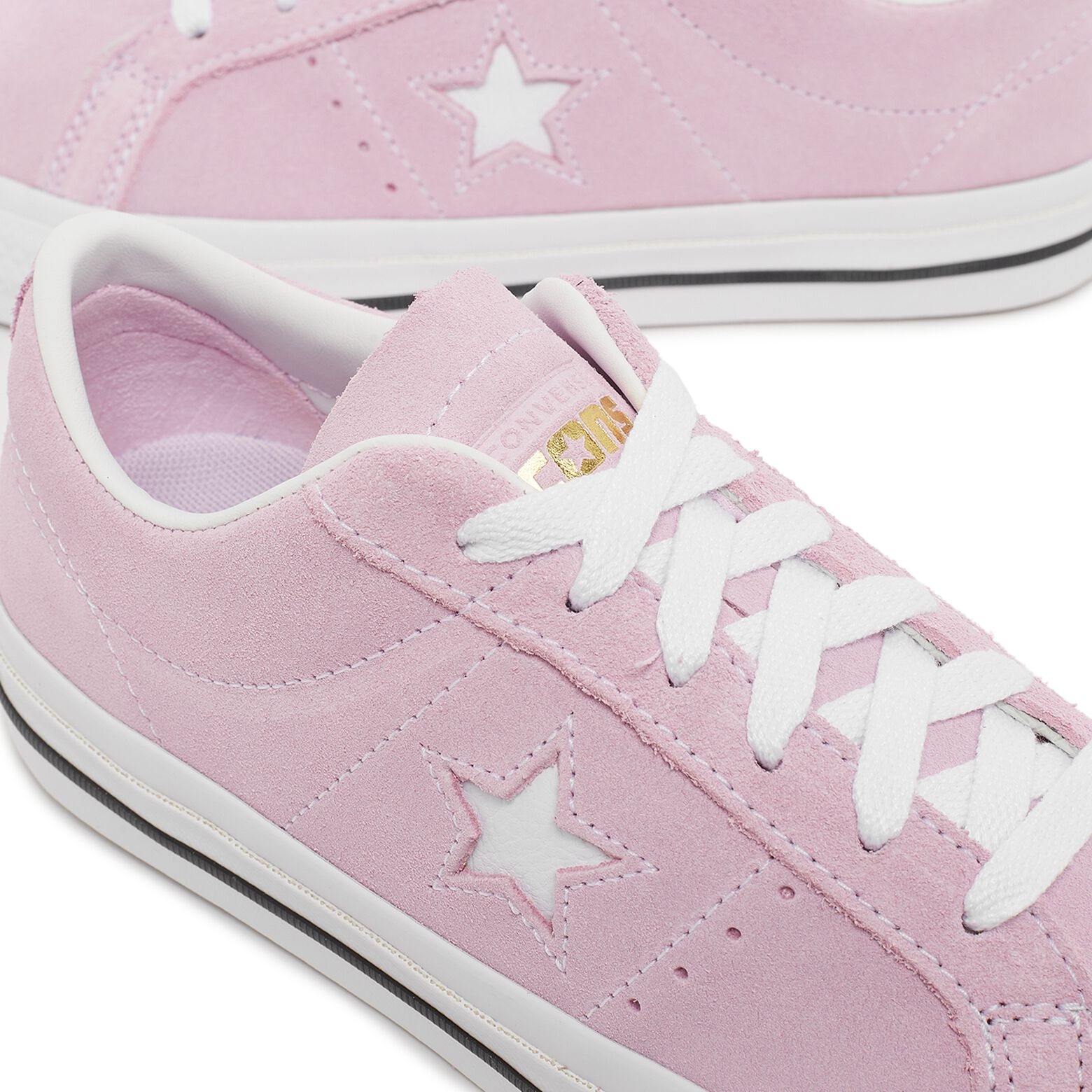 Converse Lace-up Low-cut Casual Shoes In White