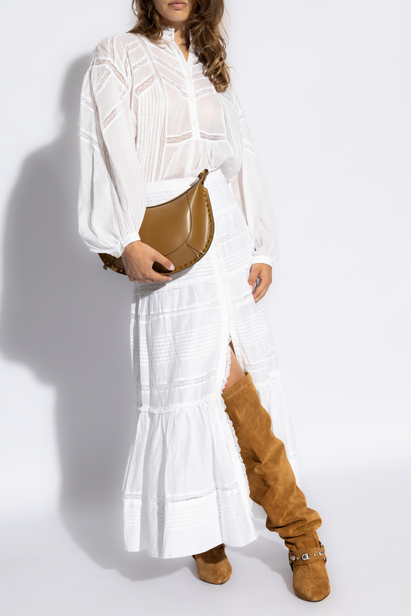 Shop Isabel Marant Étoile Gelma Blouse In White