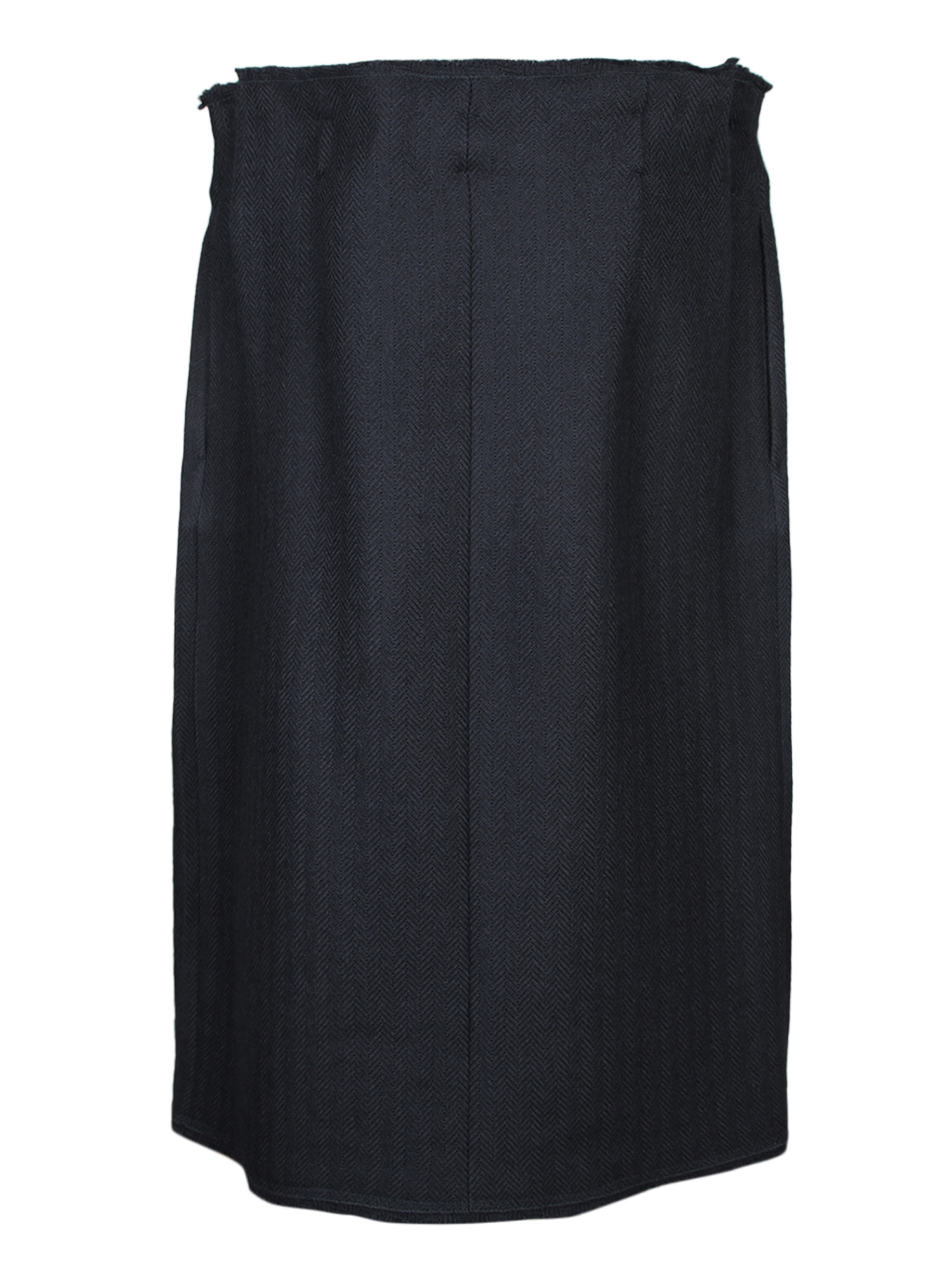 Prada Bow-detailed Midi Skirt In Black